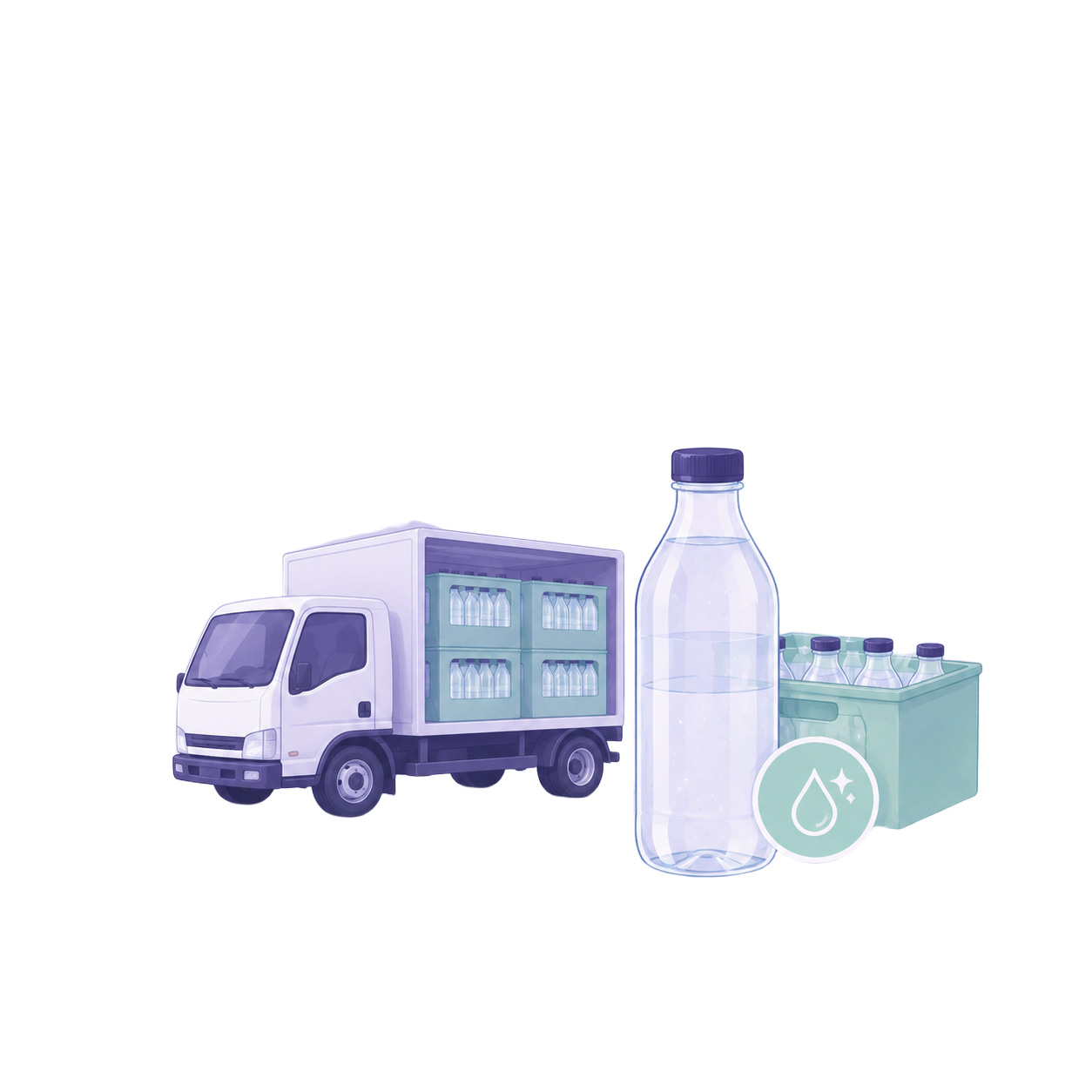 Weniger Transportwege und Reinigungsaufwand durch weniger Mehrwegflaschen.