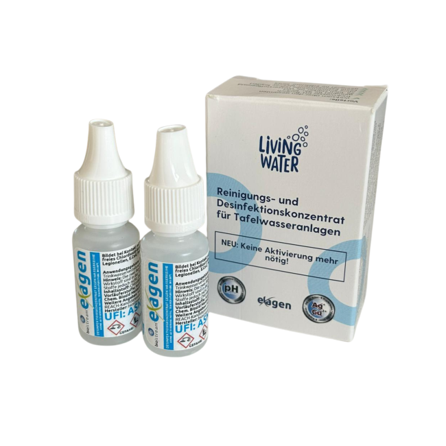 2er Pack Desinfektionskonzentrat für LivingTap-Reinigung
