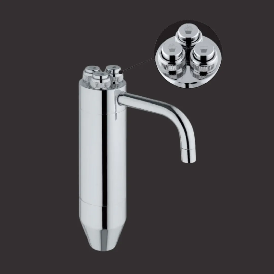 Vorschau: Living Water Sprudel Wasserhahn mit Kohlensäure und Wasserfilter, Zusatzarmatur Zapfsäule