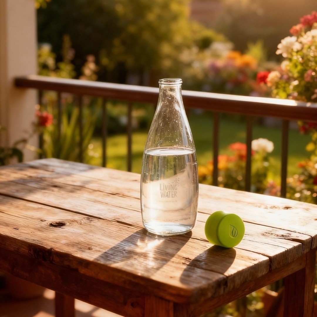 LivingTap Trinkflasche | grün, 0,5 L